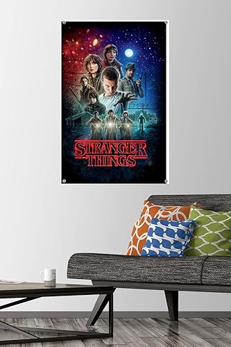 Miniatura 7 de Trends International Netflix Stranger Things - Póster de pared de una hoja, 22.375 x 34 pulgadas, paquete de póster y alfiler