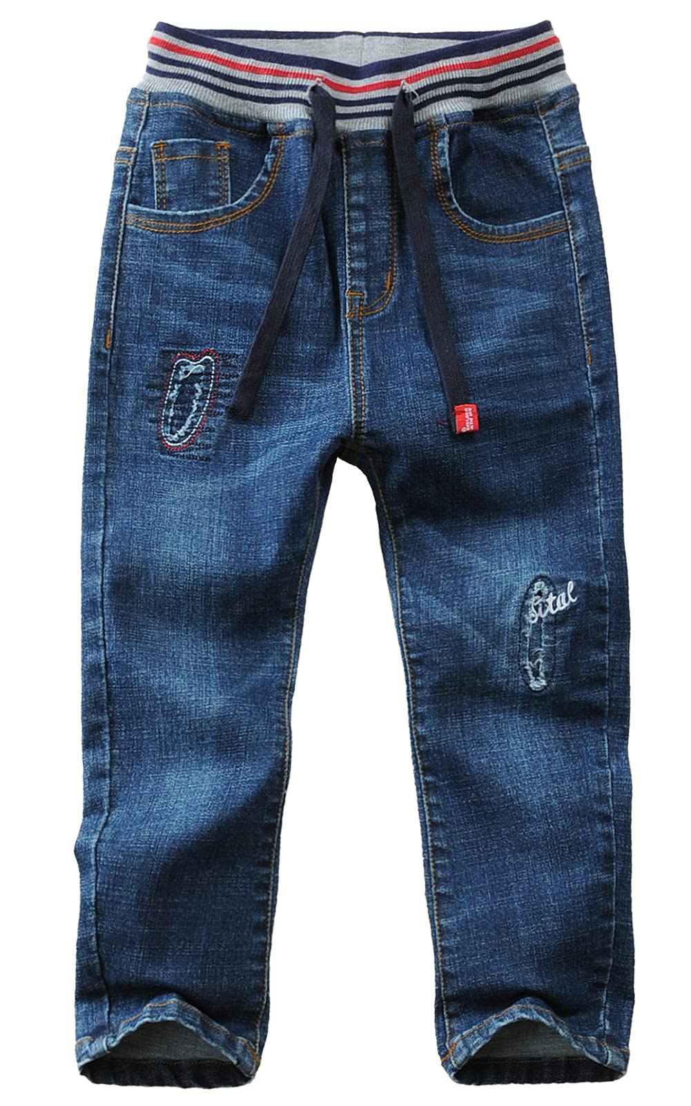Pantalones rectos para niños de cintura media para edades de 3 a 14 7