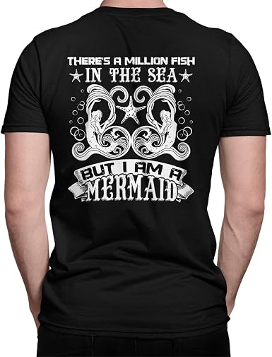 I Am A Mermaid Men Clothes Tee, Mermaid 