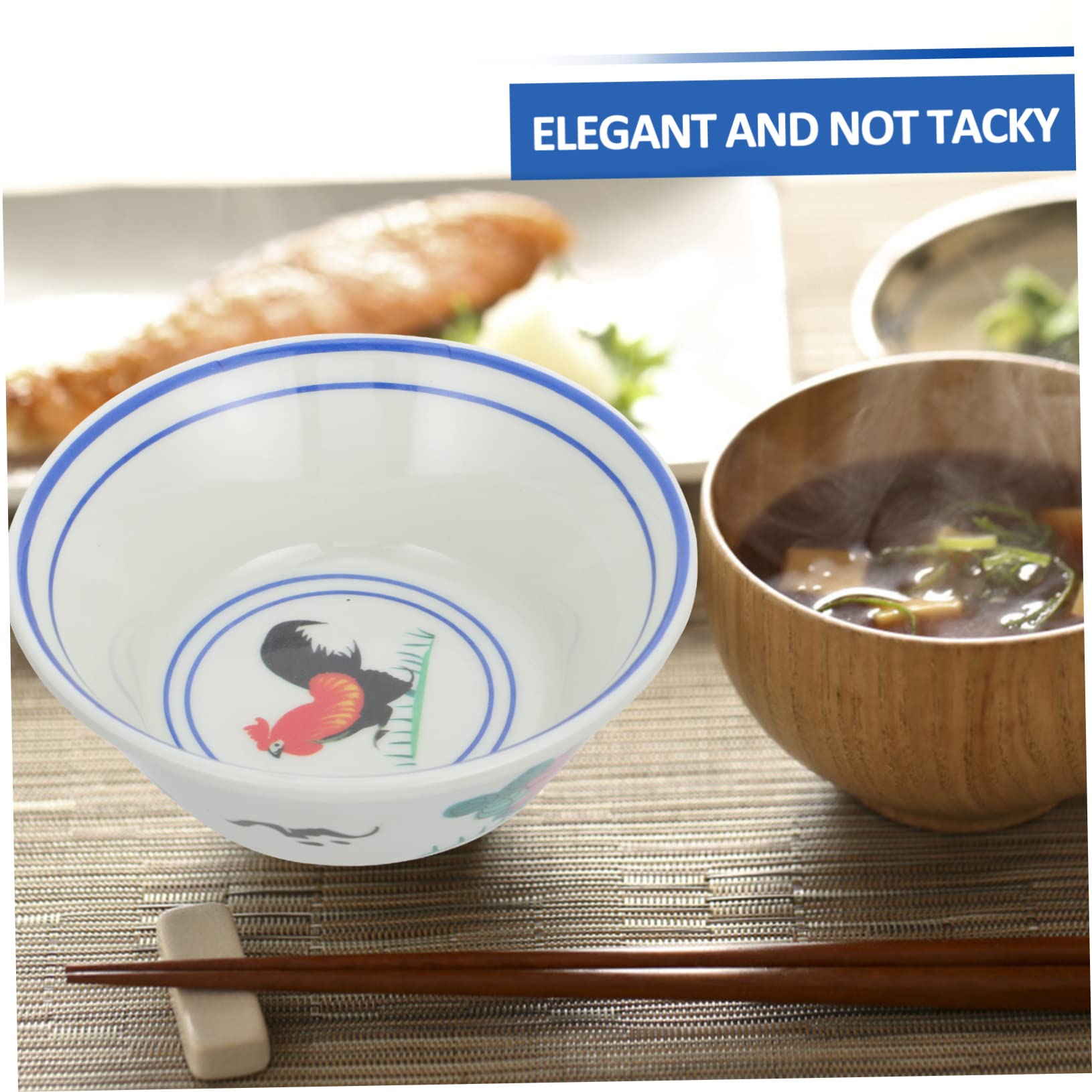 Amazon | ETHZZLE 2個レトロデザインの高脚スープボウル 農家風スルの