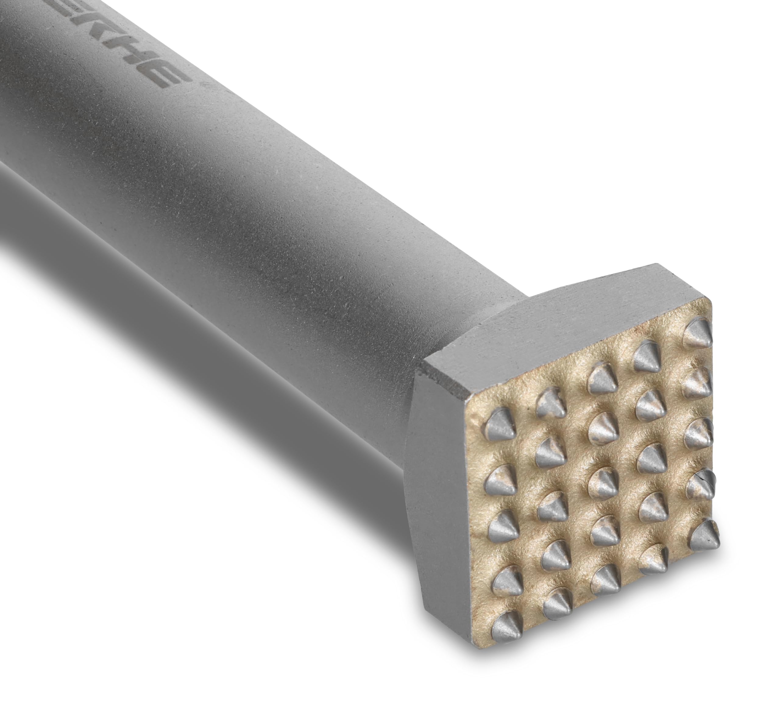 WERHE® Bocciardatore HEX30 – 25 denti, 300 mm – Robusto utensile a scalpello per la lavorazione del calcestruzzo – quadrato