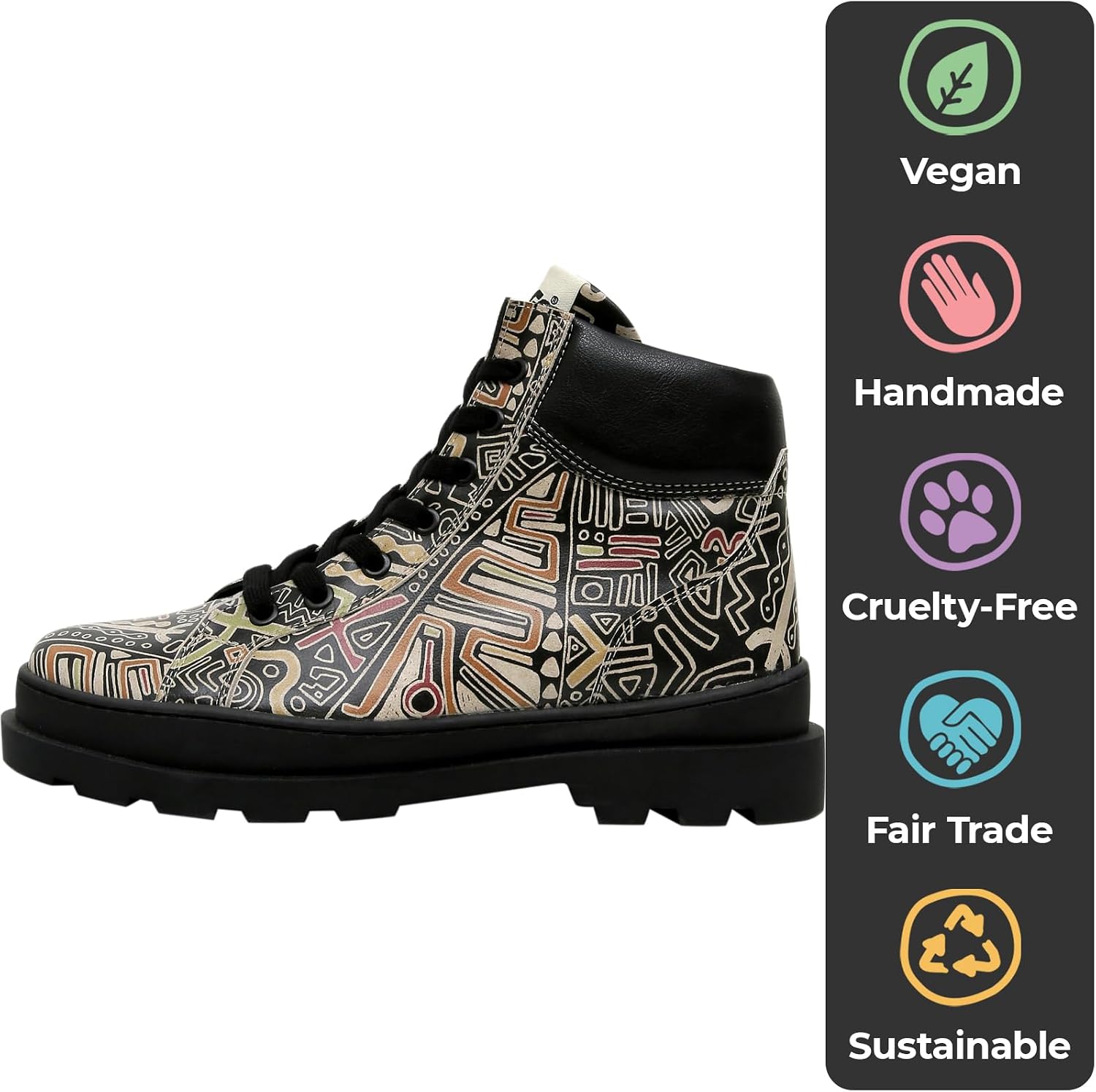 DOGO Ankle Boots for Women - Vegan Leather and Handmade Women Booties and Ankle Boots,