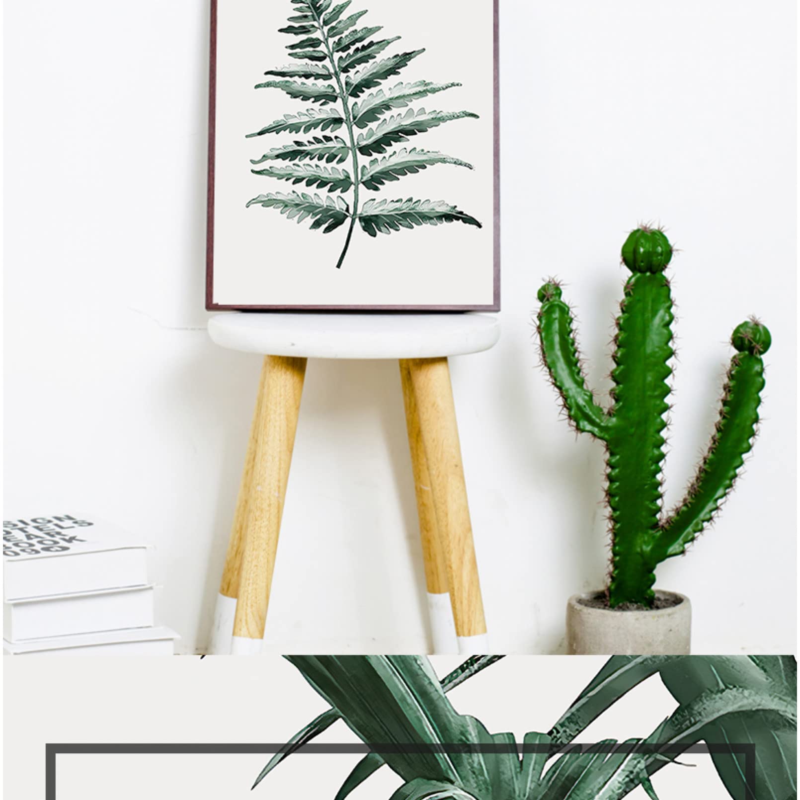 Lienzos impresión de arte de pared botánica nórdica moderna 1