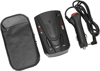 Detector de Cachorro Eletrônico, Detector de Radar de Carro DC 12V Resposta Rápida Eficiente para Veículos (Preto)