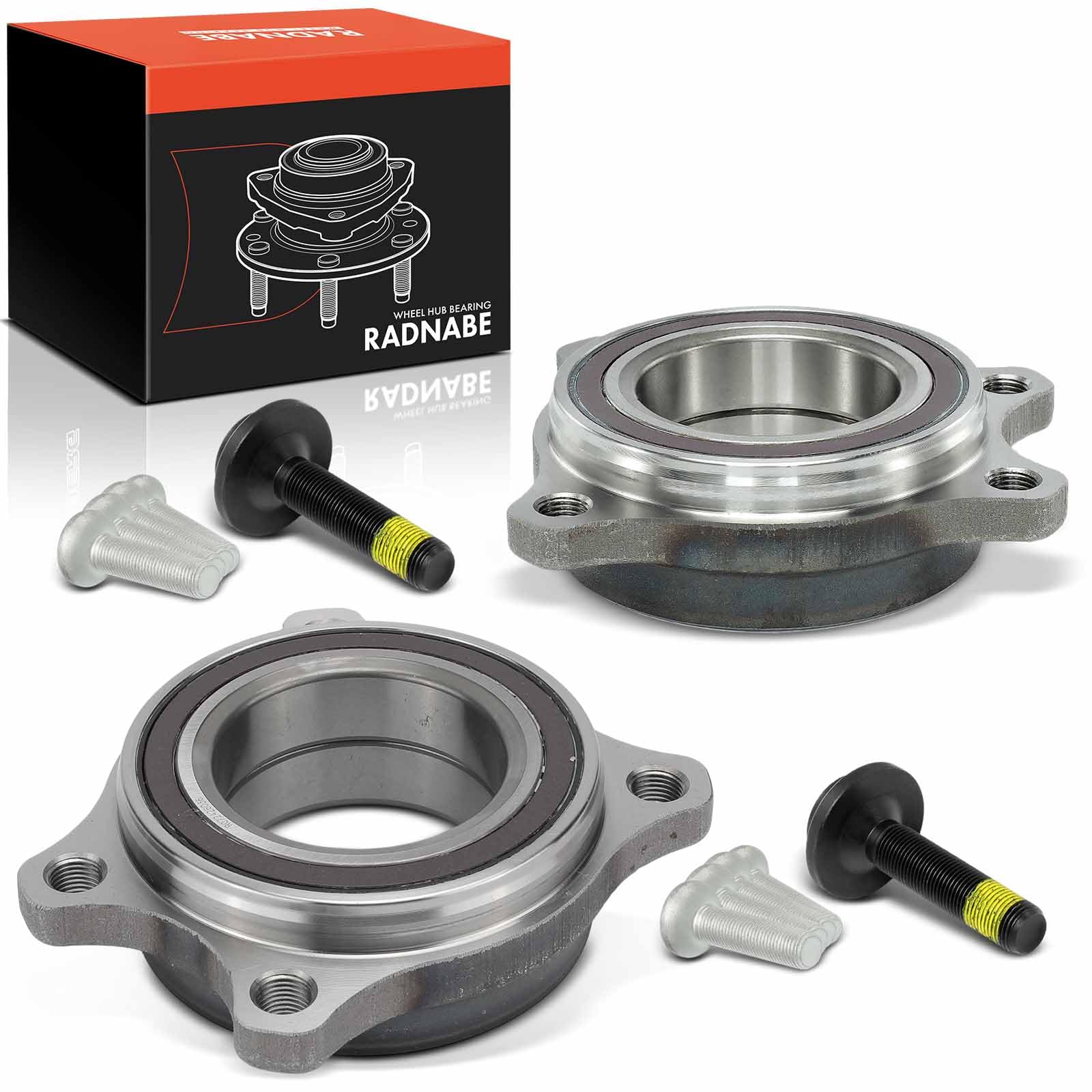Frankberg Kit 2 cuscinetti mozzo ruota anteriore con sensore ABS | 4M0498625F, davanti, con sensore Sensore di velocità ABS Sensore di velocità ABS