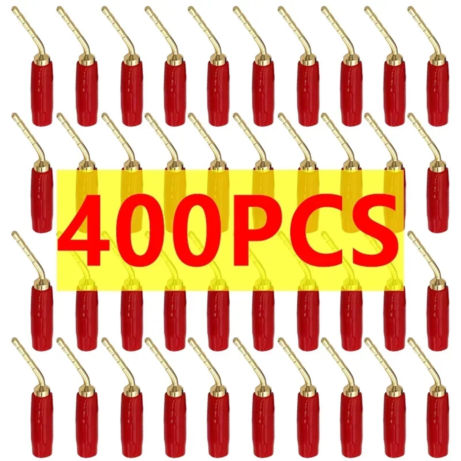 20/100 sztuk, 2 mm, wtyczka bananowa, czerwona, czarna, zakrzywiona wtyczka, prostokątna, wtyczka bananowa, kabel audio, kabel głośnikowy (sieć 400)