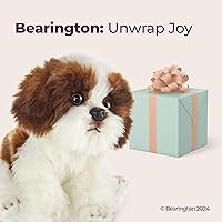 Vista 5 de Bearington Collection Shih Tzu Peluche de Animal - Cachorro de peluche Barkston Shih Tzu de 13 pulgadas, perros de peluche realistas suaves