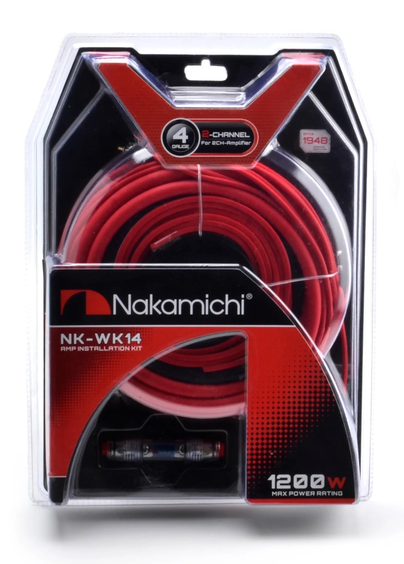 NAKAMICHI NK-WK14 4GA Wiring Kit For car Audio System