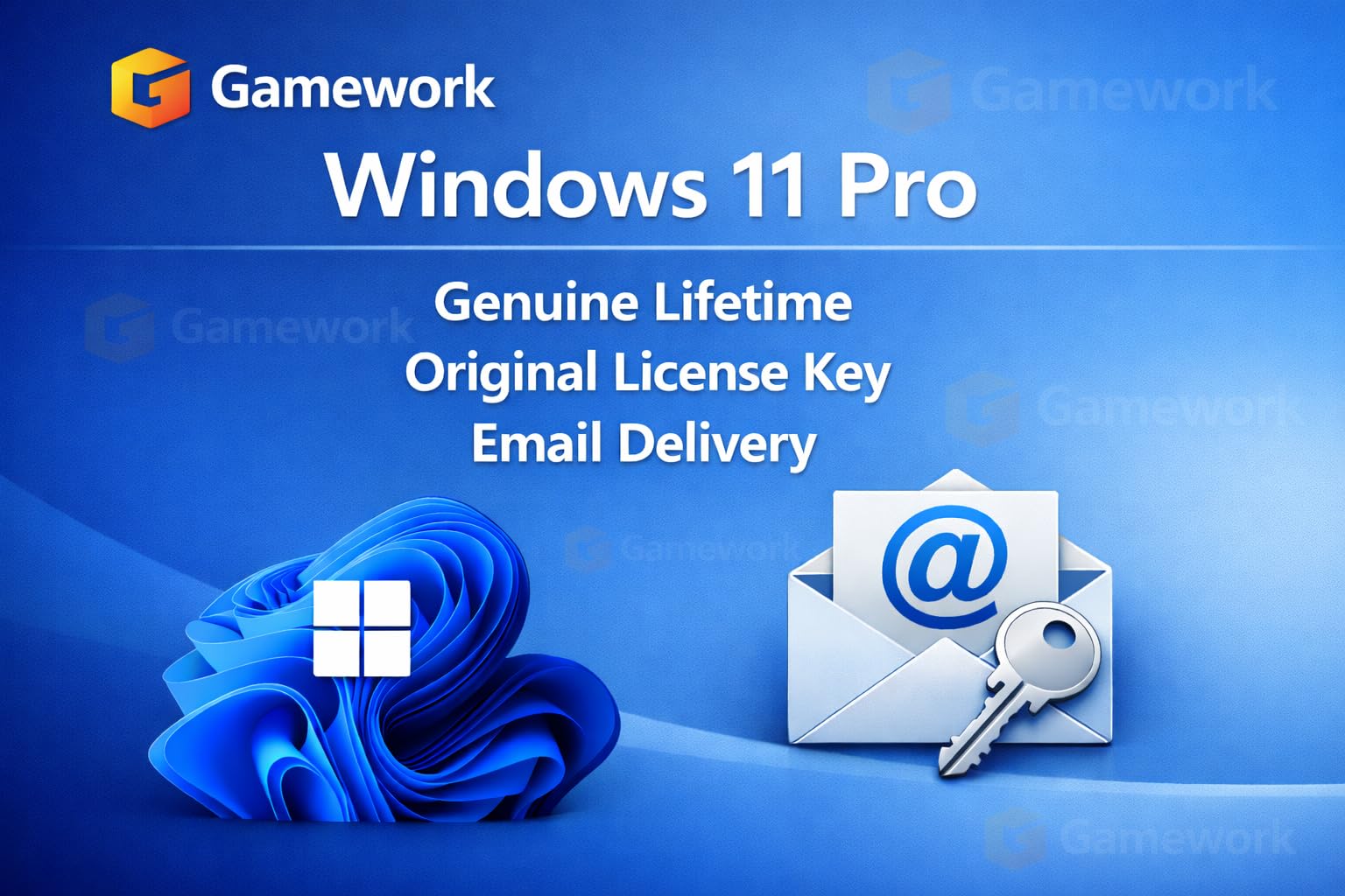Win 11 Pro Genuine Lifetime License Key – Instant Email Delivery | 100% Original Activation