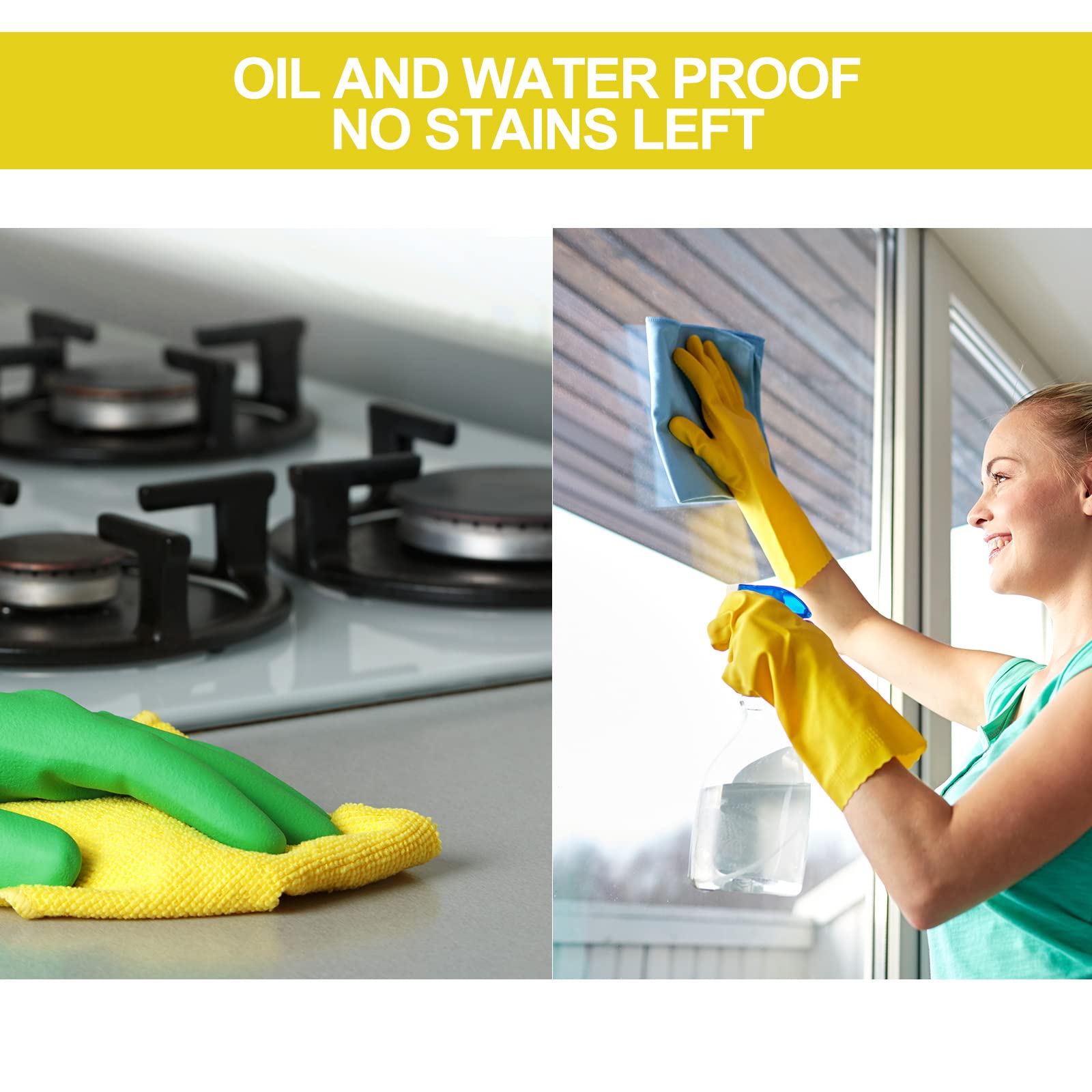 Clear Wall Protector Contact Paper Self Adhesive Oil Proof Waterproof Sticker Kitchen Backsplash Wall Protector Vinyl Film Removable Heat Resistant - View #6