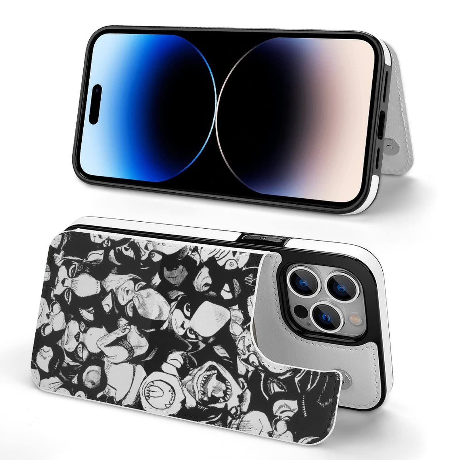 Amazon.co.jp: iPhone 14 Pro Max ケース 手帳型 ジョジョの奇妙な冒険