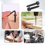 480Pcs M2 Hex Socket Cap Head Self Tapping Screws M2x4/5/6/8/10/12/14/16mm Black Socket Self Drilling Screw Allen Head Sheet Metal Bolts Hex Drive Wood Screws Assortment Kit