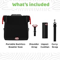 Vista 8 de BubbleBum Teleport Backless Booster Car Seat, Kids Booster Seat for Car 40-100 lbs, Telescopic Portable Carseat, Ideal for Everyday Use and Foldable