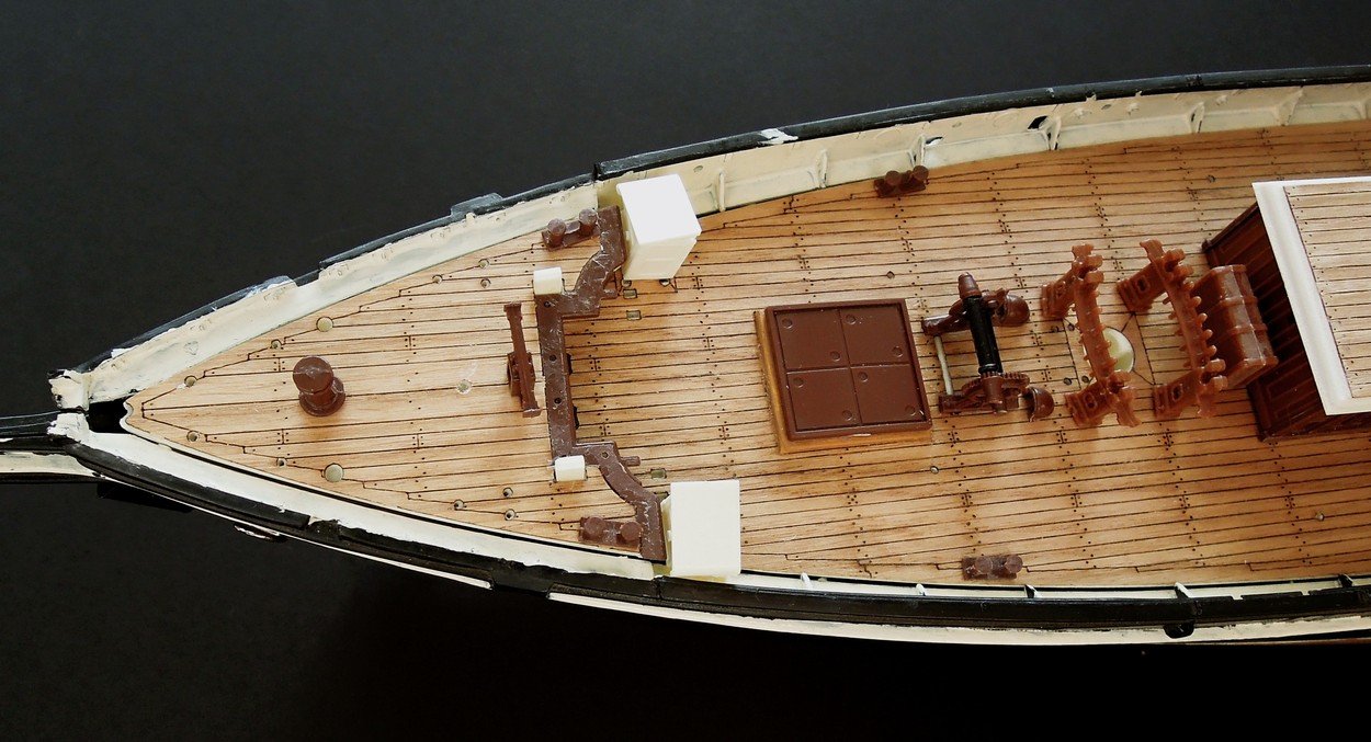 Revell Cutty Sark - realistyczny drewniany pokład bukowy do modelu 1:96