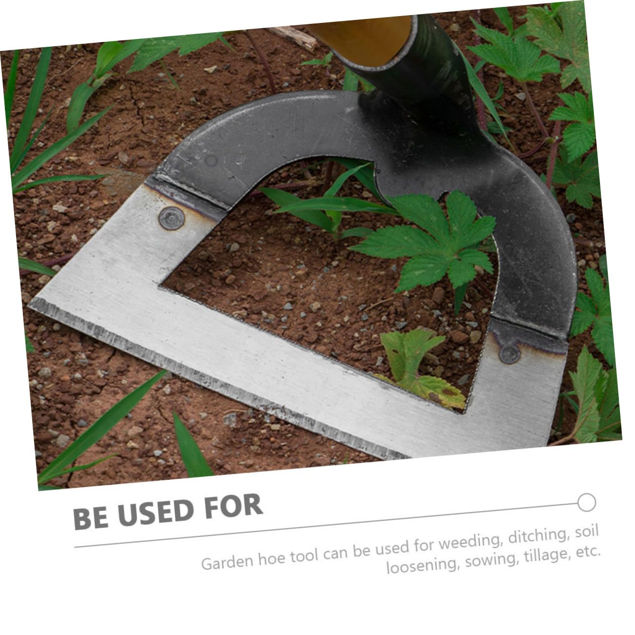 Supvox 2 Stück Hohlzinke Gartenwerkzeug Hochwertige Hacke zum Unkrautjäten und Pflanzen für Heimgarten und Tägliche Gartenarbeit Langlebig und Robust