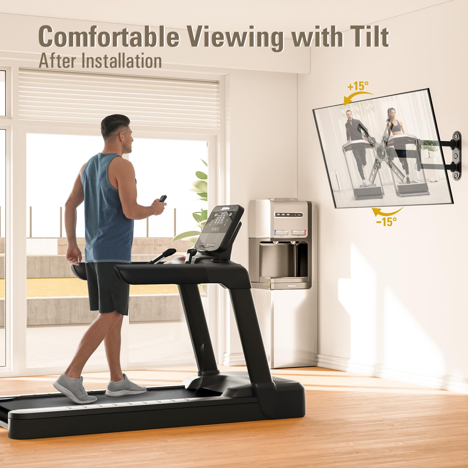 Treadmill Tv Mount Mounting Dream Full Motion Tv Wall Mounts Tv