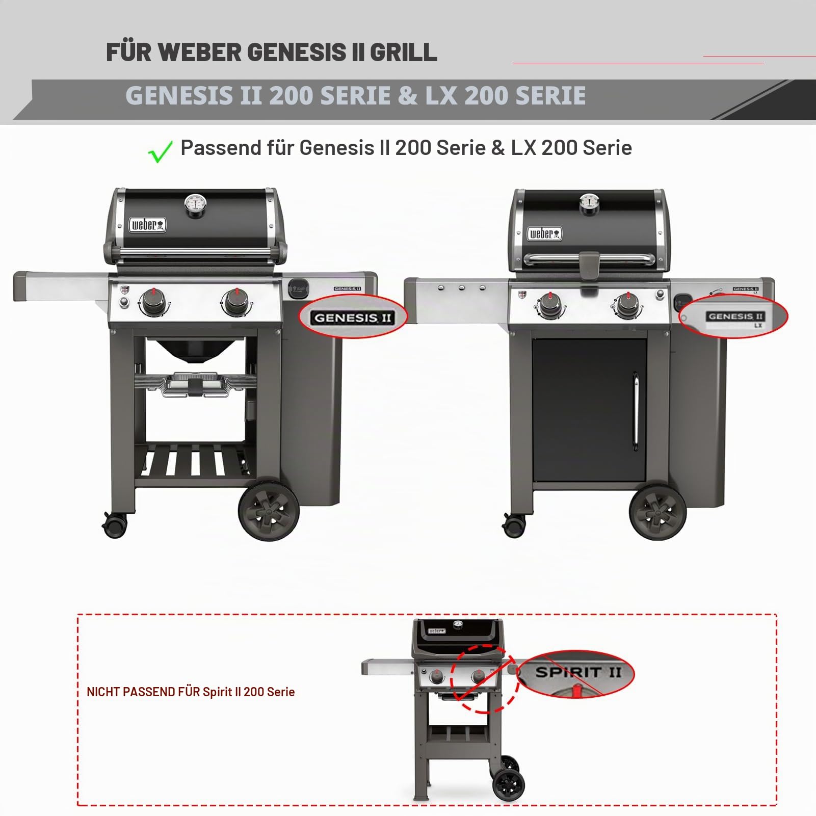 genesis II Grill-Ersatzteile Flavorizer Bars Hitzeschutz für Weber E-210 S-210 GS4 Grillteile LX E-240 S-240 Grillteil 66794 Flavor Bars 66039
