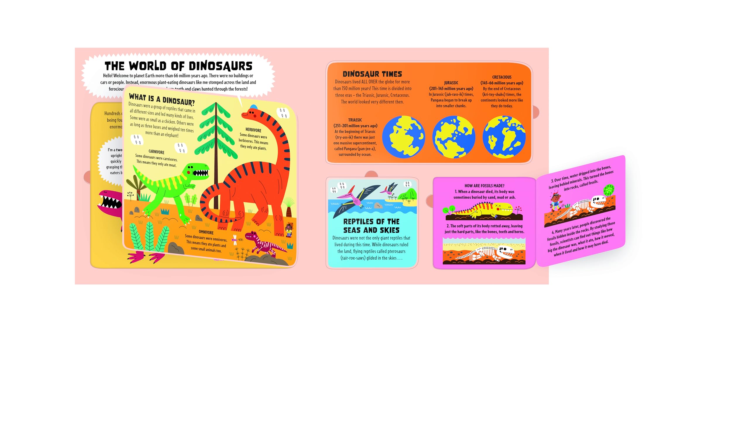 Lonely Planet Kids My First Lift-the-Flap Dinosaur Atlas: Contains Over 50 Flaps to Lift: Explore the Roarsome World of Dinos | Wow Factor Facts & ... Discover | Brilliant Illustrations Throughout