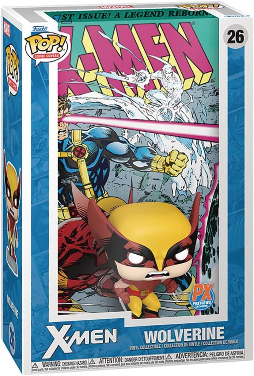 POP COMIC COVER MARVEL X-MEN WOLVERINE PX VIN FIG