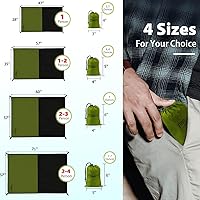 Vista 2 de Frelaxy Manta de Picnic de Bolsillo, Alfombrilla de Playa Impermeable y a Prueba de Arena, Lona de Camping Compacta para Festivales, Senderismo