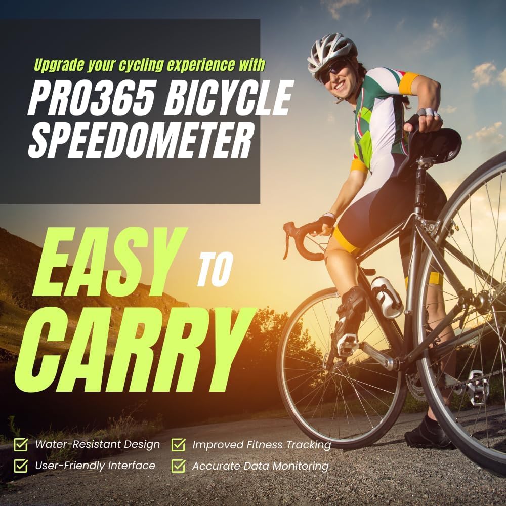 Speedometer and Odometer Multi-Function Cycling Accessories – Lightweight and Reliable with 6 Month Warranty
