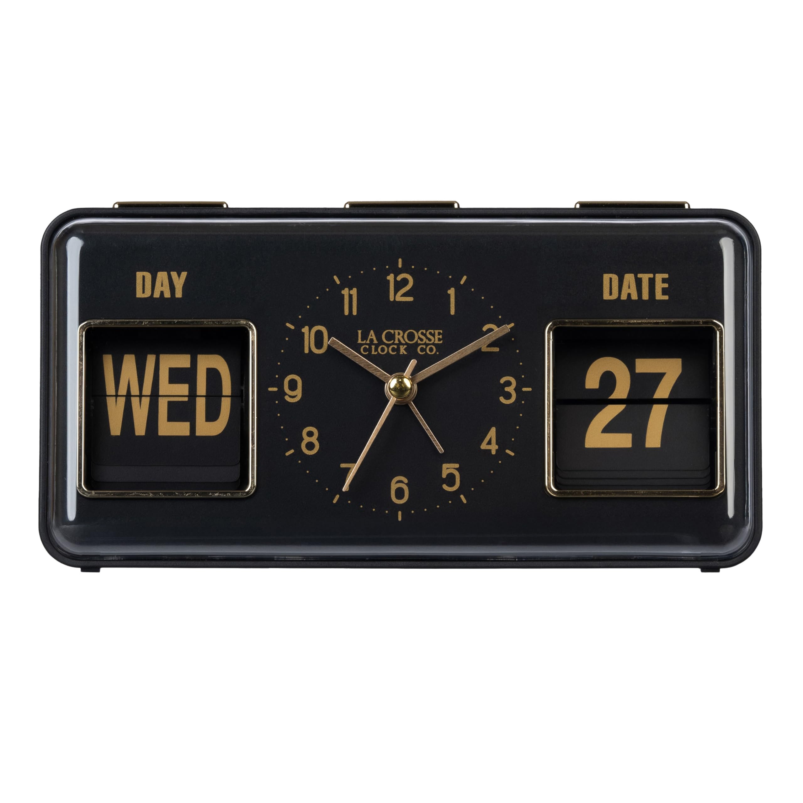 View 1 of La Crosse Clock Company Daily Flip Alarm Clock