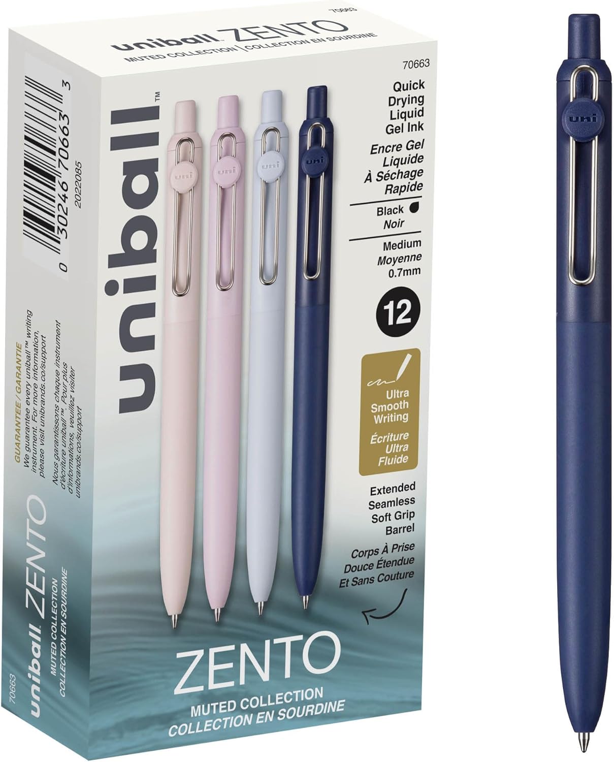 uni-ball - Brandclub - uniball Zento Liquid Gel Ink Retractable