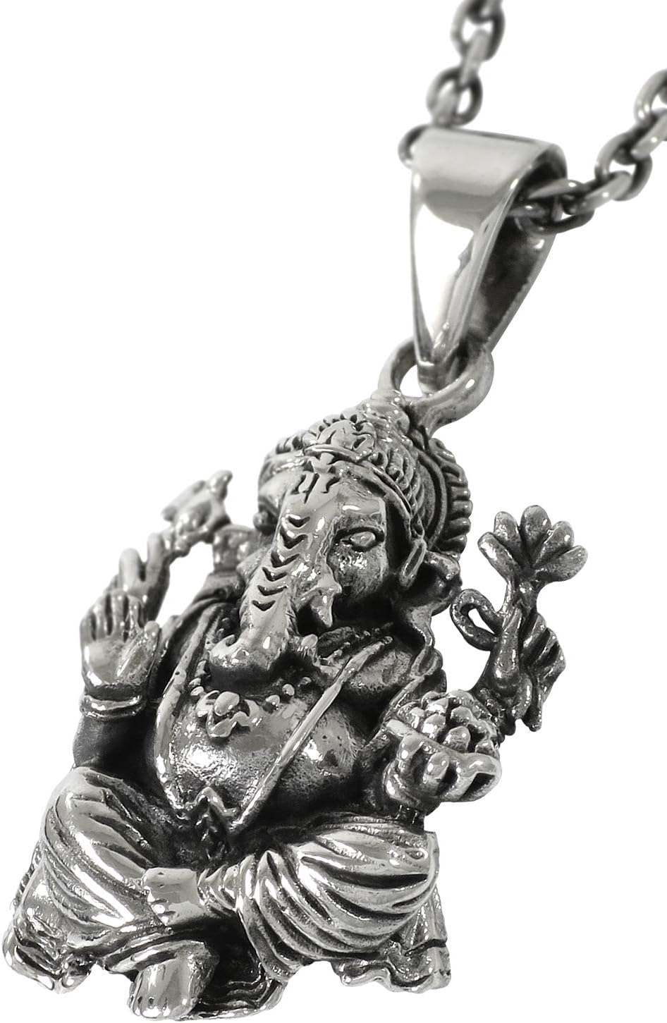 新宿銀の蔵] ガネーシャ シルバー 925 ペンダントトップ メンズ インド