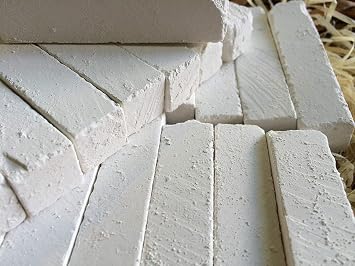 Edible chalk, BELGOROD SAWN edible Chalk chunks (lump) natural for eating (food), 4 oz (113 g)