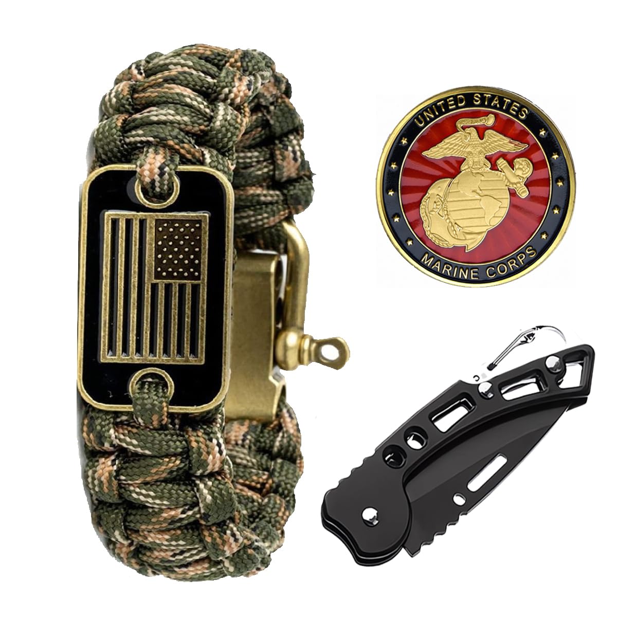 Marine Corps Paracord with Outdoor MutiTools - The for Marine Corps Heroes!