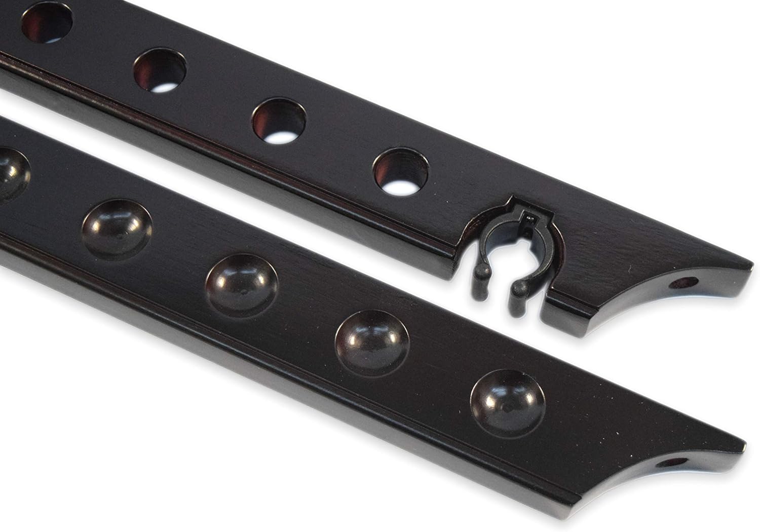 HAN'S DELTA 8 Pool Cue Rack - Billiard Stick Wall Cue Rack, Holds 1 Bridge, (Multiple Colors Available)