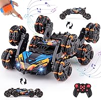 Vista 1 de Enfriador de 8 ruedas controlado a mano juguetes de coche RC de acrobacias, coches de control remoto con detección de gestos para niños de 6 7 8-12