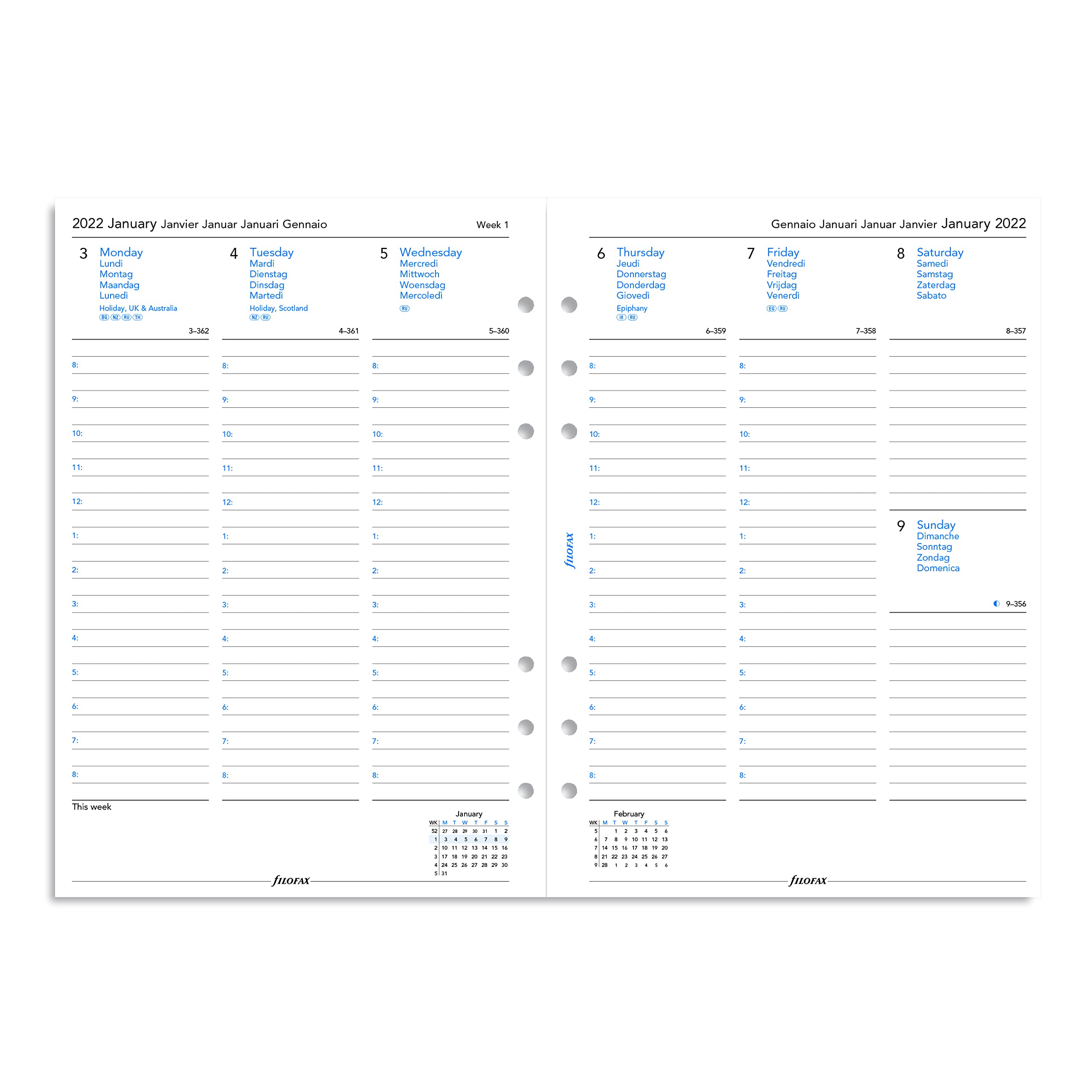 フィロファックス Finsbury A5 オーガナイザー Finsbury A5 Leather Organizer - Filofax – Filofax US