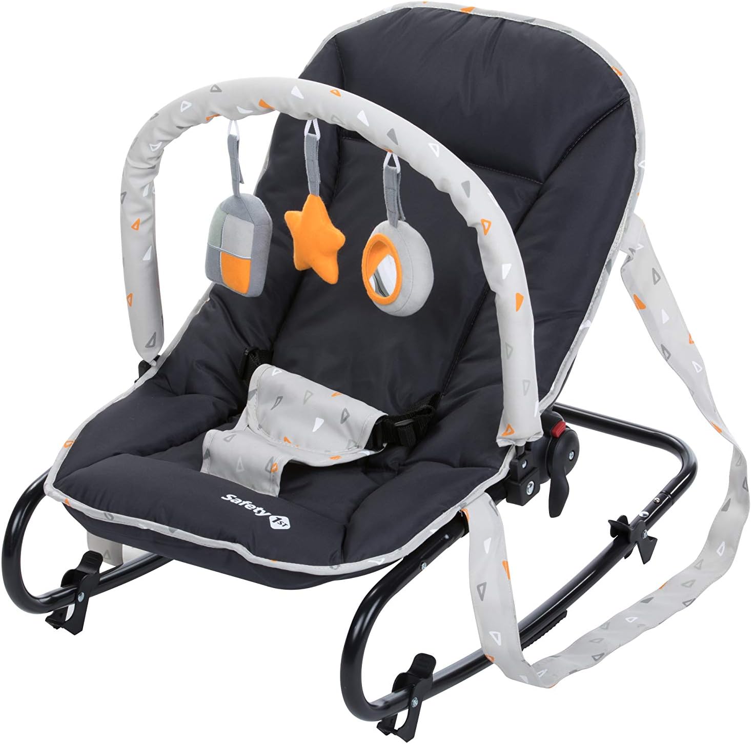 Safety 1st Koala Baby Rocking Chair with Bow Games, from birth to 9 kg, Warm Gray