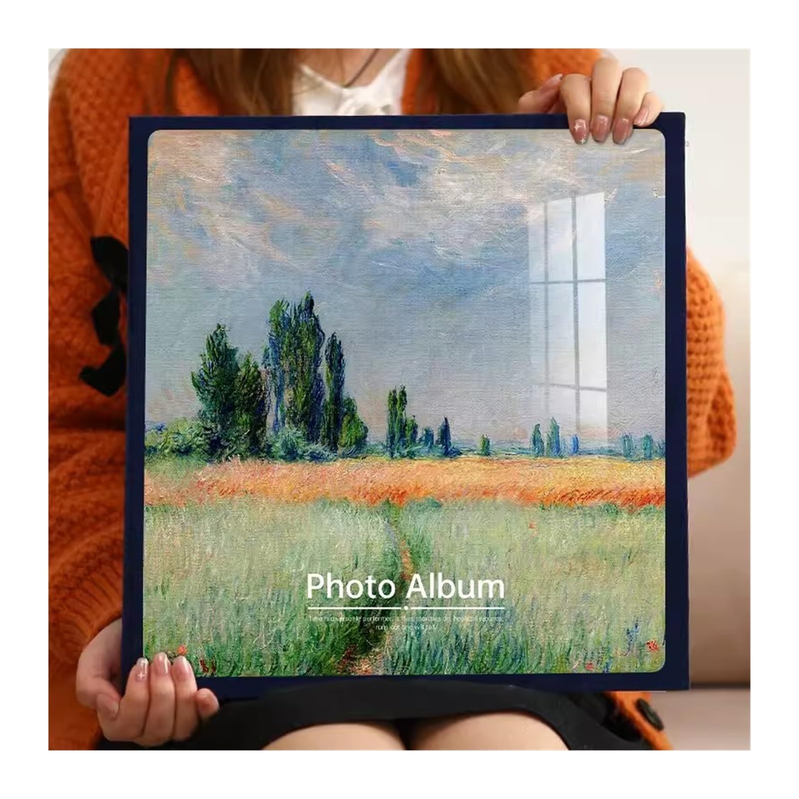 GLigeT Album fotograficzny Album fotograficzny Pamiątkowa wkładka rodzinna książka fotograficzna o dużej pojemności mieszane albumy do przechowywania książek (Kolor: 04, rozmiar: białe strony)
