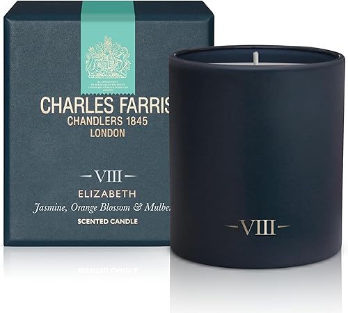 Vista 35 de Charles Farris Vela perfumada de lujo – 1 mecha, vertida a mano, larga duración, combustión limpia, 7.5 onzas, quema hasta 50 horas, fabricada