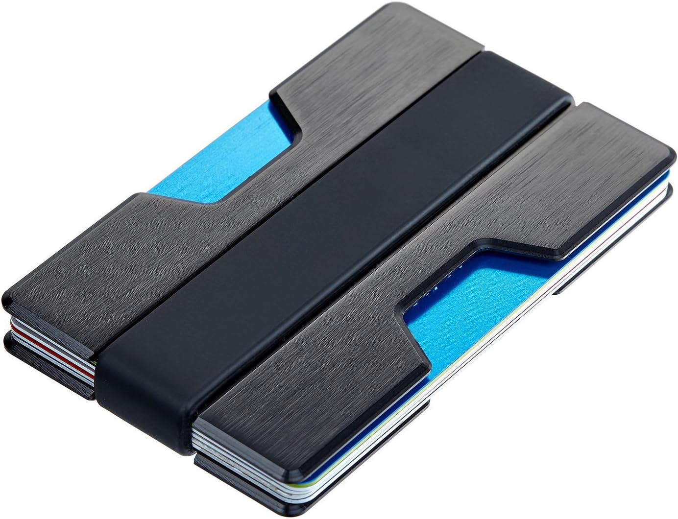 Minimalist Aluminium Slim Wallet Credit Card RFID BLOCKING Money Clip