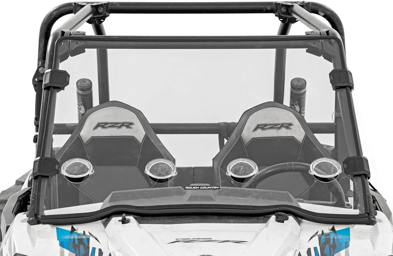 Rough Country Front Vented Full Windshield for Polaris RZR 1000-98241810