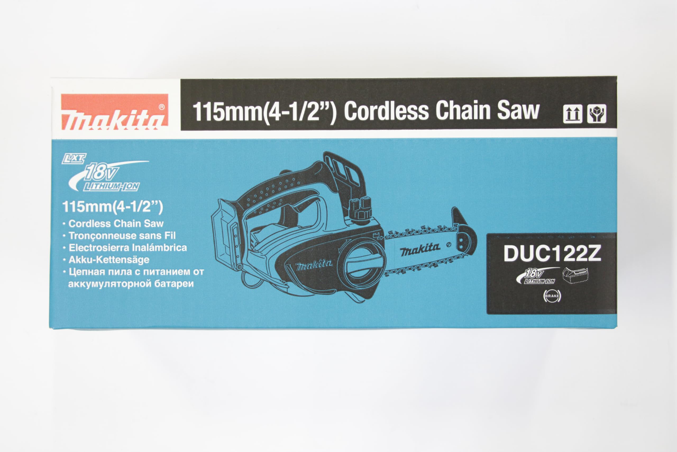 MAKITA DUC122Z - Sierra de cadena a bateria 18V litio-ion solo maquina sin cargador ni bateria