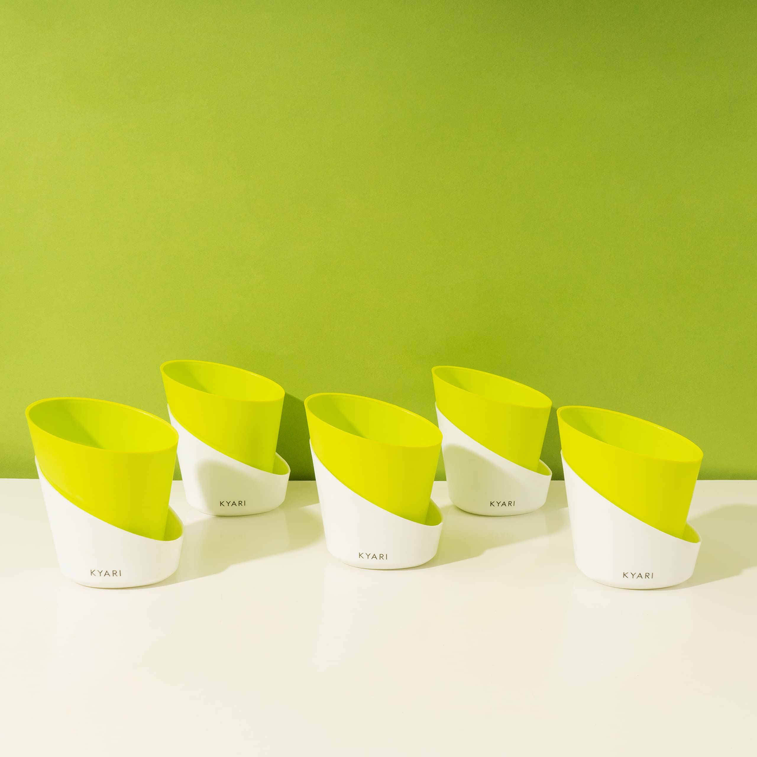 Magenta Self-Watering Pots - 8 Pack for Indoor Plants -9
