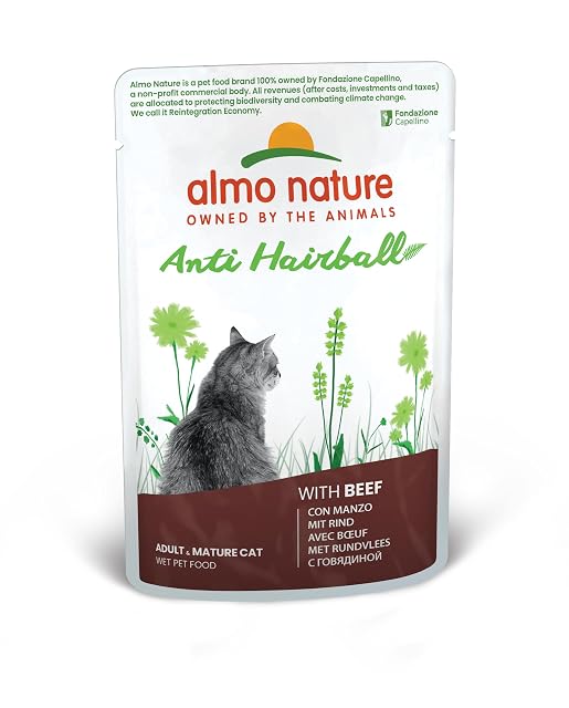 Sheba Almo Fun.Anti Hair.Gat. 70 Gr.Manzo 200 ml