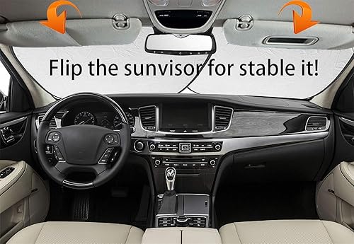 Miniatura 2 de MSD Parasol personalizado para parabrisas Imagen o texto personalizado en el parasol del parabrisas del automóvil Personaliza añadiendo tu propia