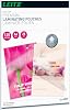 Leitz 74820000 Laminating Pouches Made of 125 Micron Thick Materia Transparent, Glossy, A4 and UDT - Pack of 25