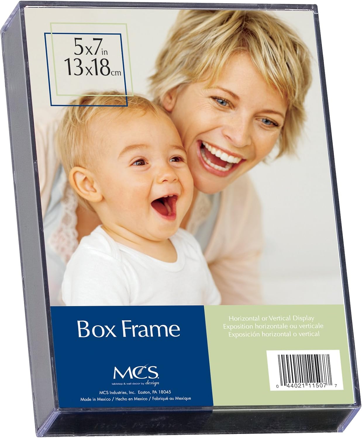 MCS 5x7 Inch Clear Box Frame (11507)