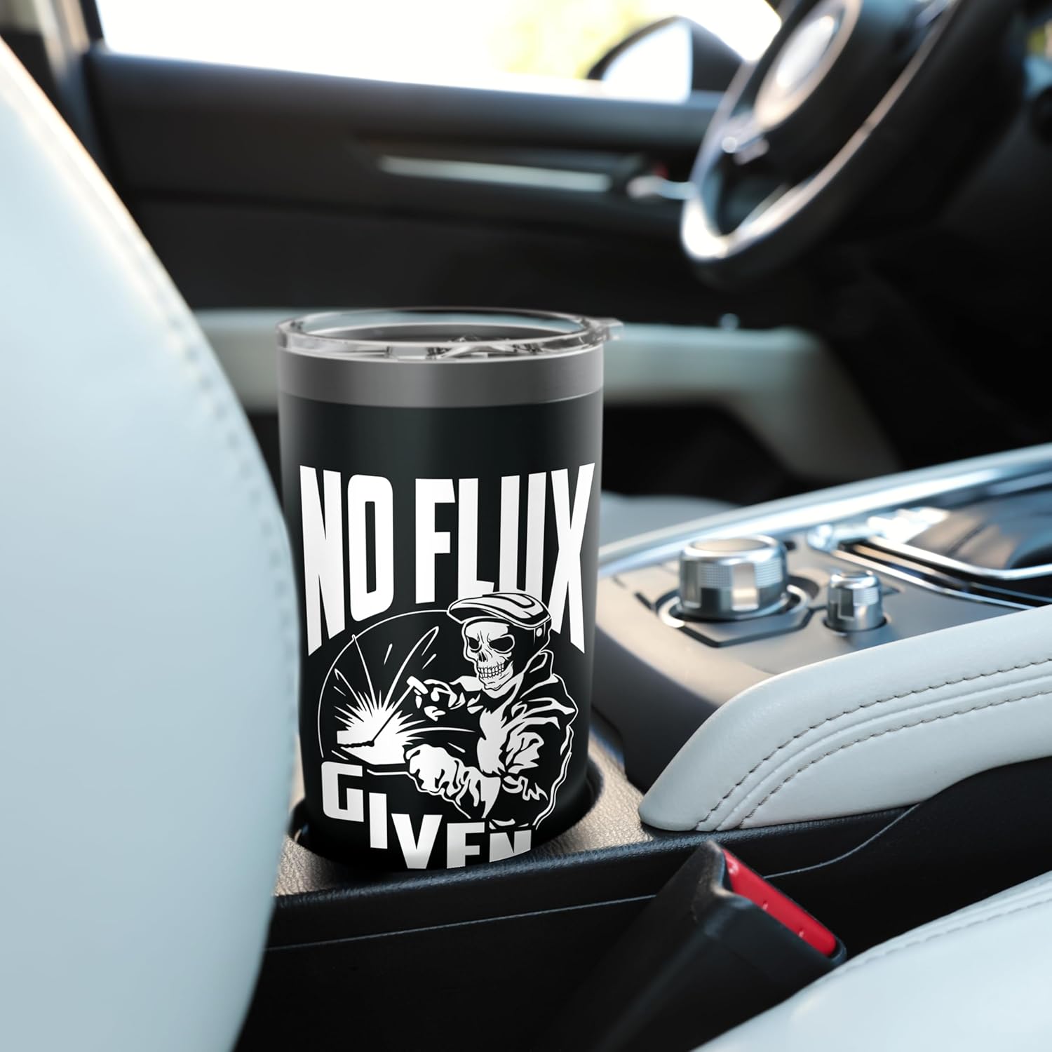 No Flux Given - Funny Welder & Welding Stainless Steel Insulated Tumbler - Image 6