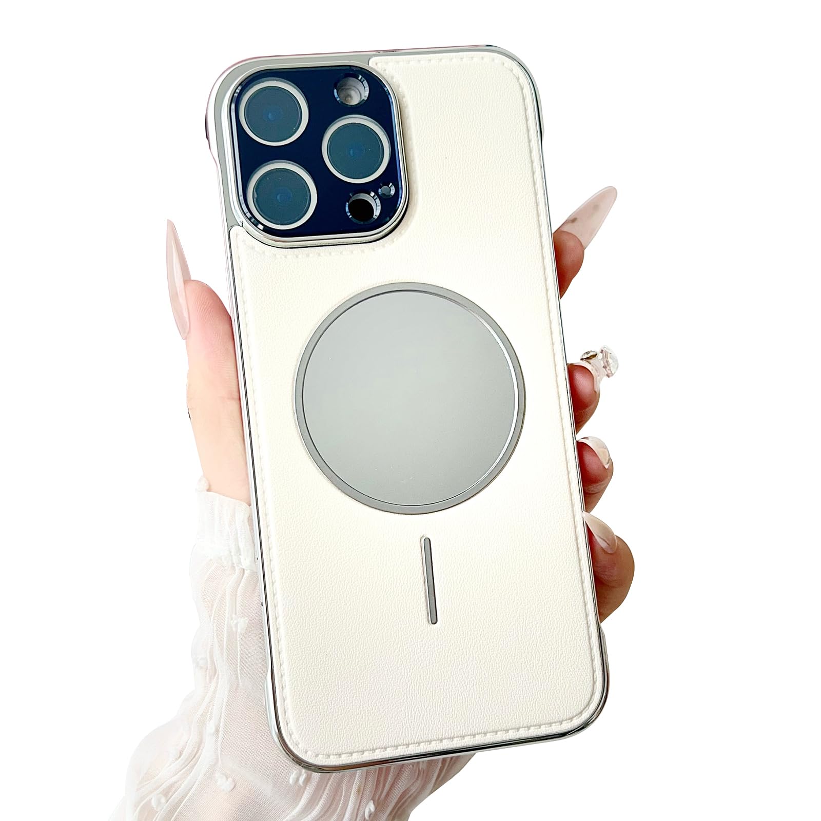 Photo 1 of Omio Magnetic Frameless Case for iPhone 14 Pro - Beige