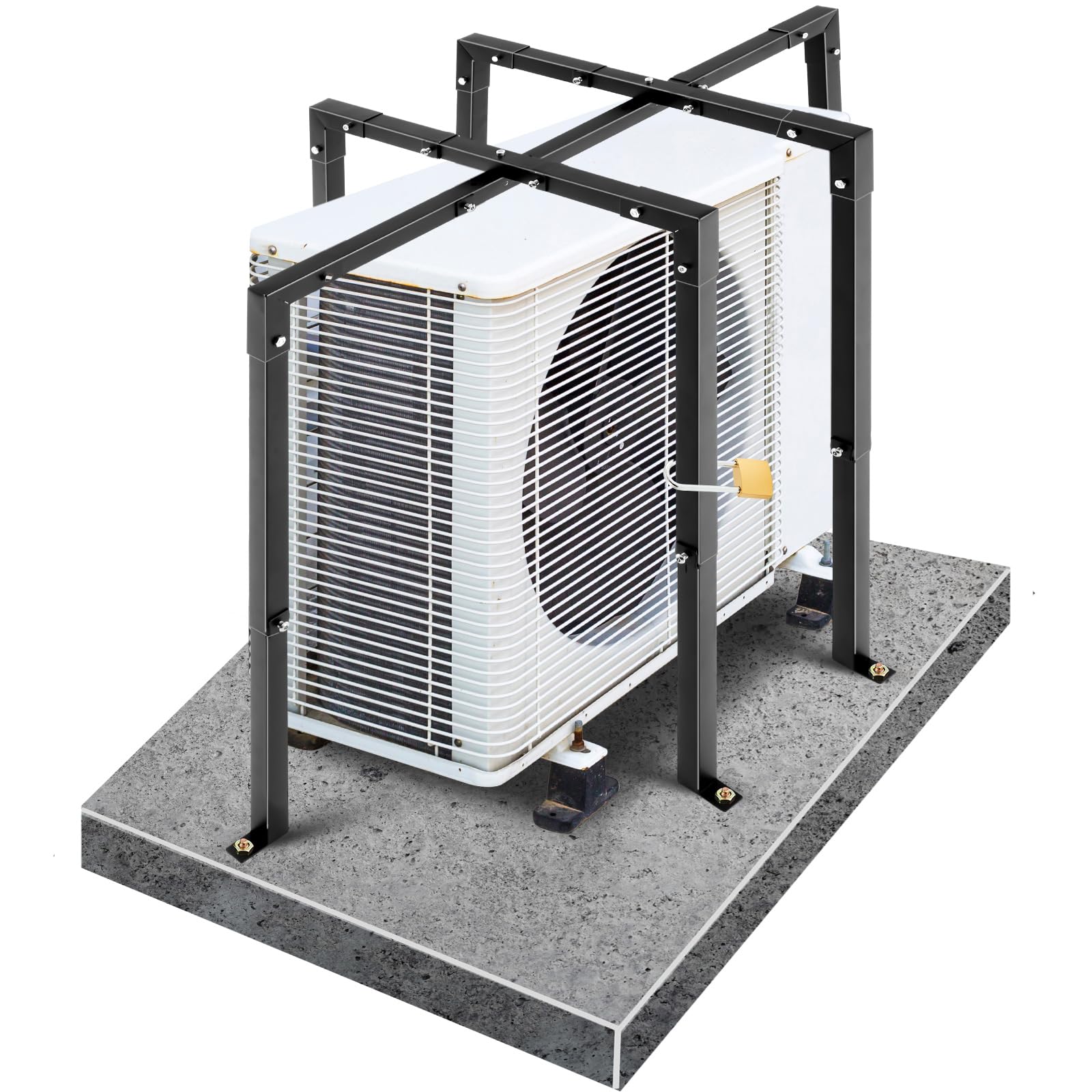 MorningRo Air Conditioner Security Cage, 30-48'' L, 23-34'' W, 28-45'' H