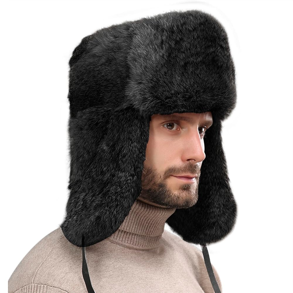 Amazon.com: Men Women Faux Fur Trapper Hat Winter Thick