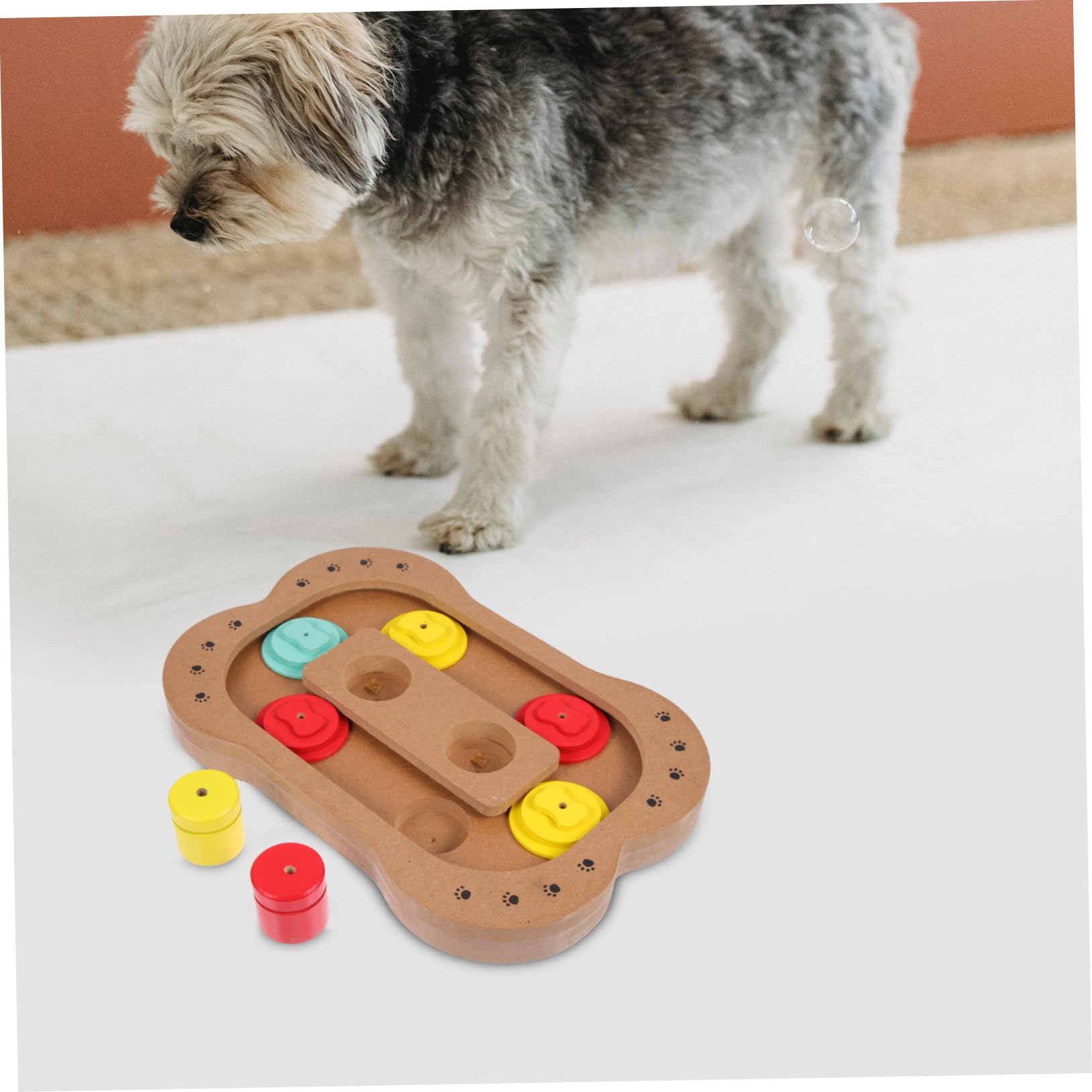 Langsamfutterspielzeug in Knochenshape Interaktives Futterspiel für Hunde zur Darmgesundheit