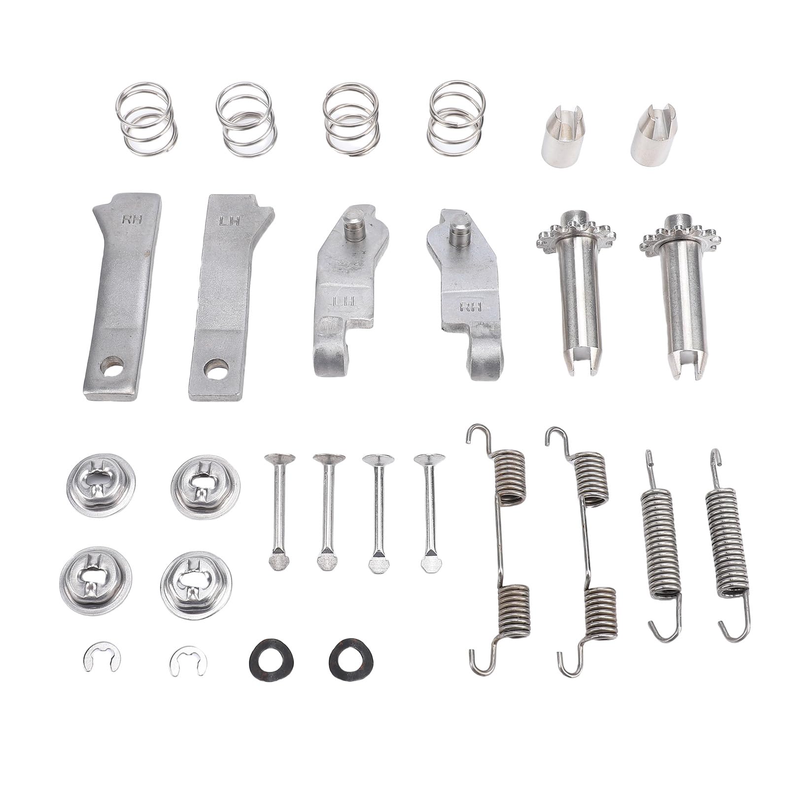 Handbremsen-Reparatursatz aus Edelstahl, Komplett mit Federn, Stiften, C3 1968–1982 für Heimwerker und Professionelle Mechaniker, Entworfen für LBJ 1382, 5460807, 5460856,